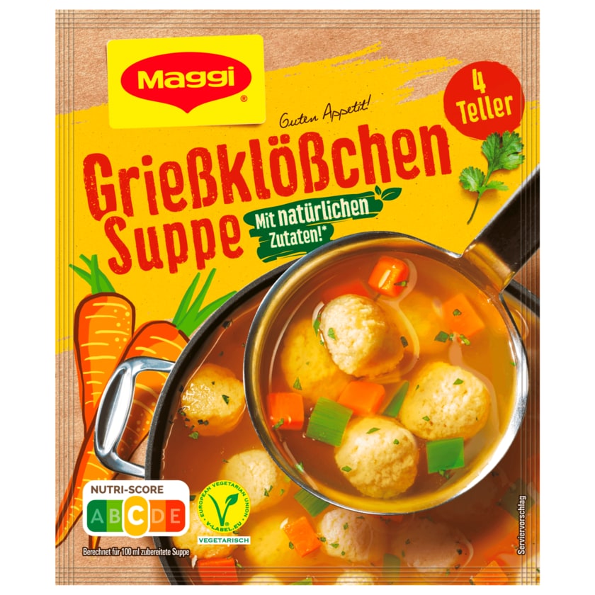 Maggi Guten Appetit Grießklößchen Suppe 50g